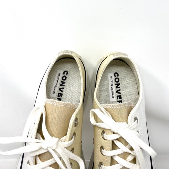 Converse Men 171895C Run Star Hike Ox Vintage White Egret Canvas Platform Sneake - Picture 9 of 10